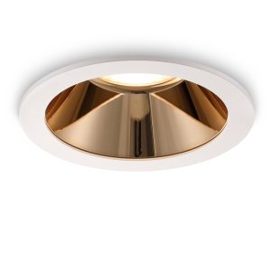 LDC477-WT-GD 24W Dia170mm gold Reflctor Led Recessed Ceiling Light