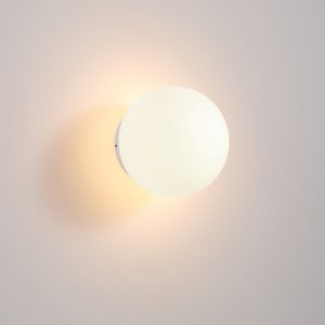 LWA615 Milk Glass Shade 12W Led Wall Light IP65 for Bathroom and Outdoor