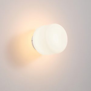 LWA616 Milk Glass Shade 12W Led Wall Light IP65 for Bathroom and Outdoor